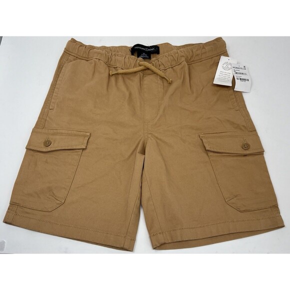 Treasure & Bond Boys Shorts XL 14/16 Drawstring NWT Tan Doe - Picture 1 of 5